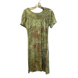 🌈Green Floral Dress :: Small 🌈